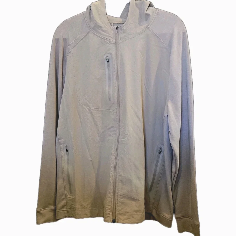 Walter Hagen Performance 11 Jacket Men's Sz Large New With Tags Tan Color (C-28)